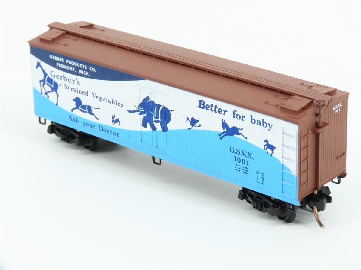 N Scale Micro-Trains MTL 49330 GSVX Gerber Products Company 40&#39; Reefer #1001