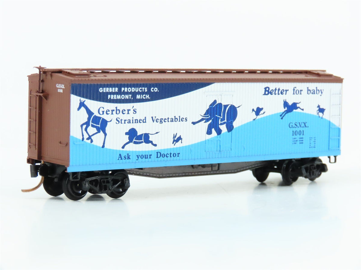 N Scale Micro-Trains MTL 49330 GSVX Gerber Products Company 40&#39; Reefer #1001