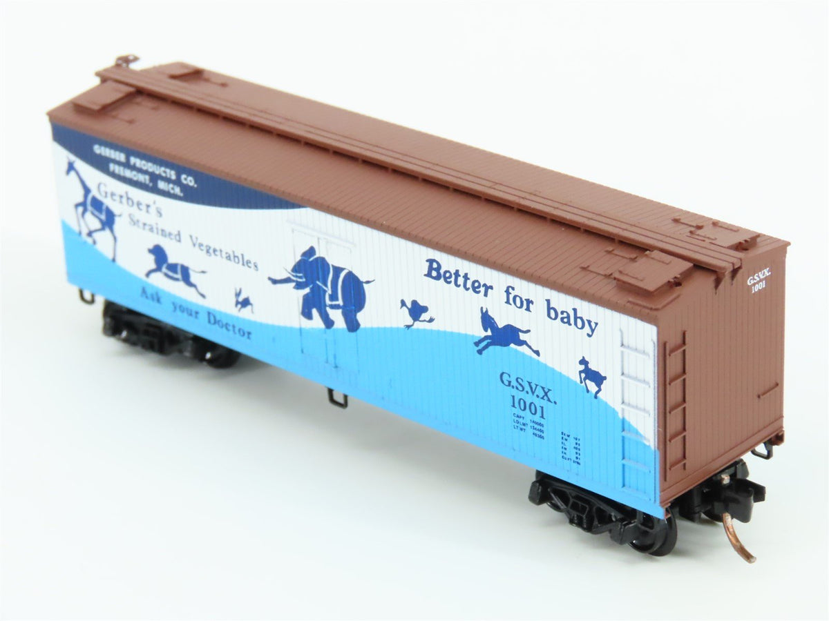 N Scale Micro-Trains MTL 49330 GSVX Gerber Products Company 40&#39; Reefer #1001