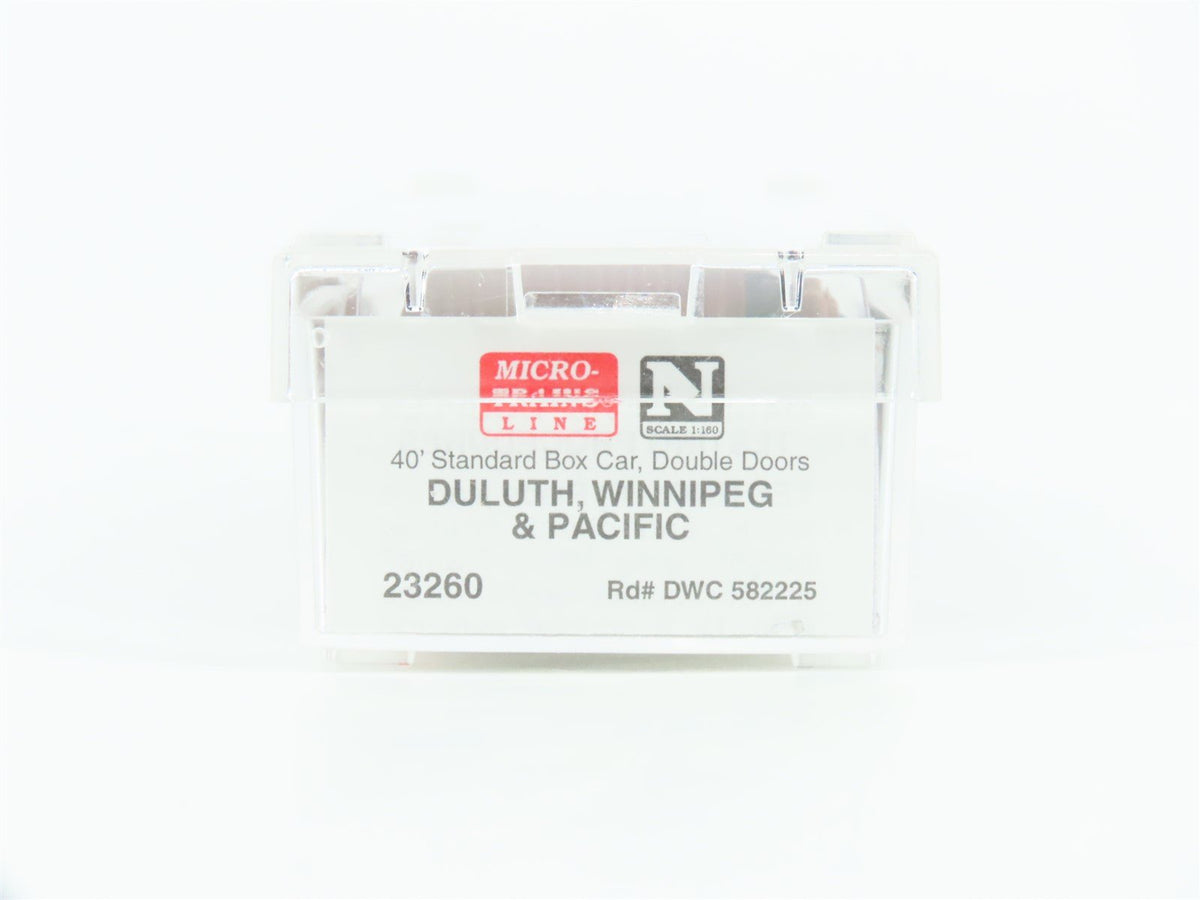 N Scale Micro-Trains MTL 23260 DWC Duluth Winnipeg &amp; Pacific 40&#39; Reefer #582225