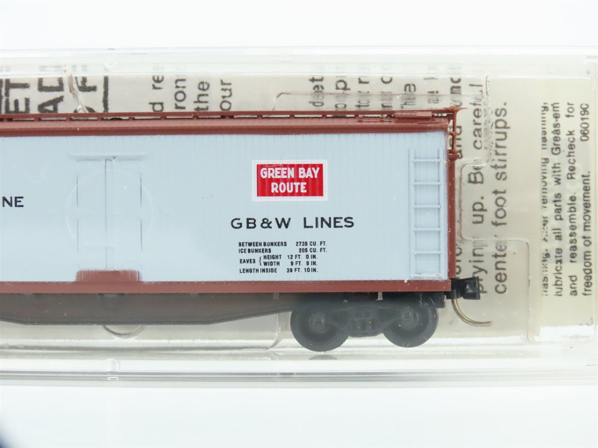 N Scale Micro-Trains MTL 49320 WRX GB&amp;W Green Bay Route 40&#39; Reefer #9453