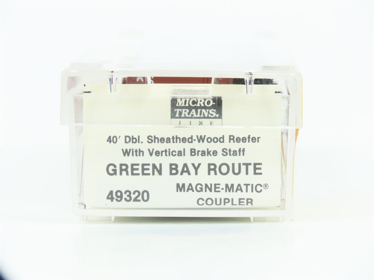 N Scale Micro-Trains MTL 49320 WRX GB&amp;W Green Bay Route 40&#39; Reefer #9453