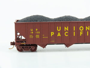 N Scale Micro-Trains MTL 108100 UP Union Pacific 3-Bay Hopper w/ Load #10053