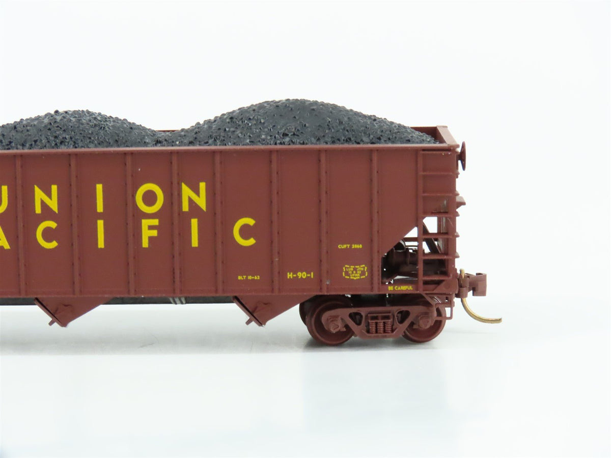 N Scale Micro-Trains MTL 108100 UP Union Pacific 3-Bay Hopper w/ Load #10053