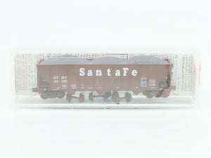 N Scale Micro-Trains MTL 108120.1 ATSF Santa Fe 3-Bay Hopper #179655 w/ Load