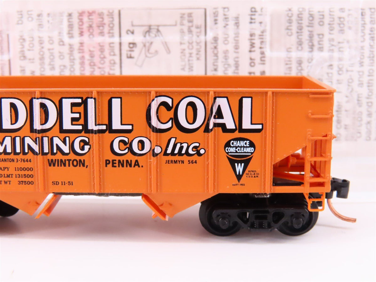 N Scale Micro-Trains MTL 56350 WDLX Waddell Coal Mining 2-Bay Open Hopper #101