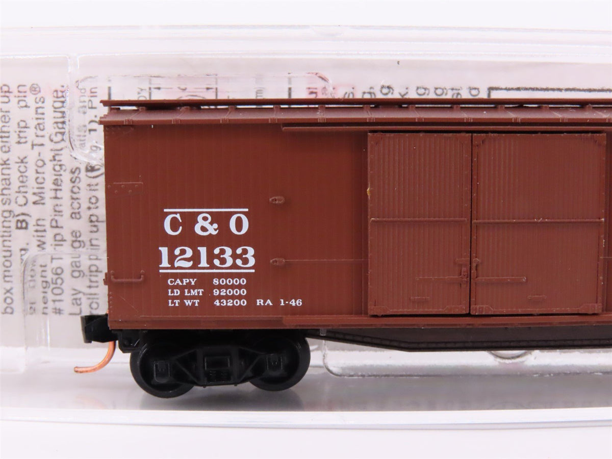 N Scale Micro-Trains MTL 43070 C&amp;O Chesapeake &amp; Ohio Railroad 40&#39; Box Car #12133