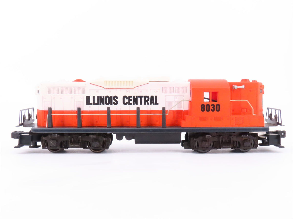 O Gauge 3-Rail Lionel IC Illinois Central GP9 Diesel Locomotive #8030