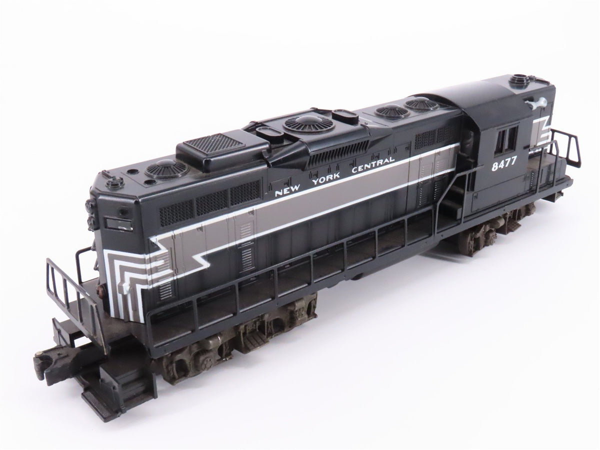 O Gauge 3-Rail Lionel NYC New York Central GP9 Diesel Locomotive #8477