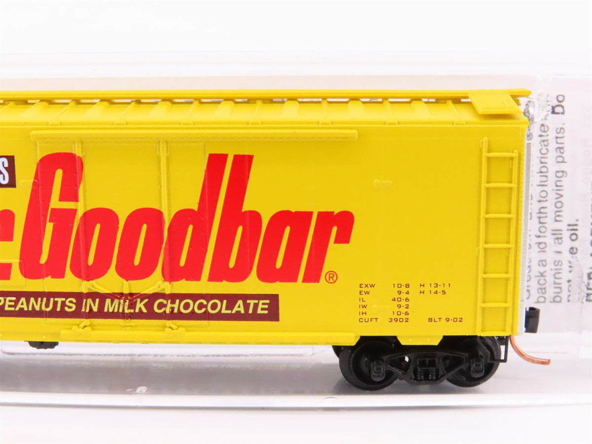 N Scale Micro-Trains MTL 21310 HFC Hershey&#39;s Mr. Goodbar 40&#39; Box Car #9002