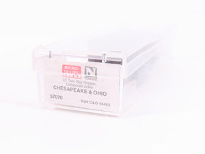 N Scale Micro-Trains MTL 57070 C&O Chesapeake & Ohio 2-Bay Hopper #55463