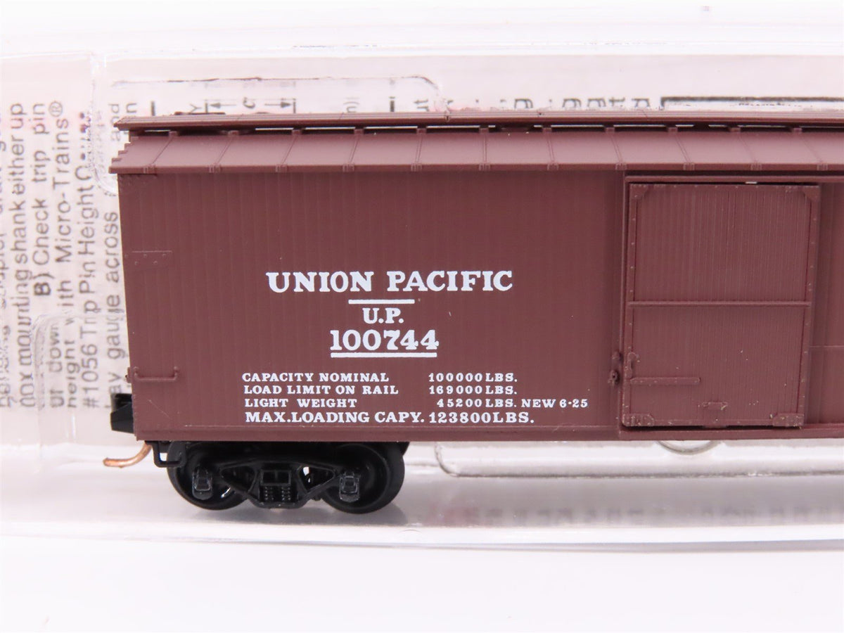 N Scale Micro-Trains MTL 39210 UP Union Pacific Overland 40&#39; Box Car #10744