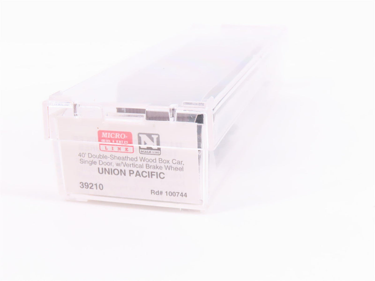 N Scale Micro-Trains MTL 39210 UP Union Pacific Overland 40&#39; Box Car #10744