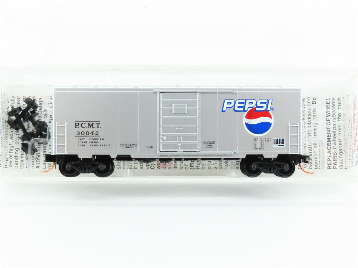 N Scale Micro-Trains MTL 24300 PCMT Pepsi Cola 40&#39; Single Door Box Car #30042