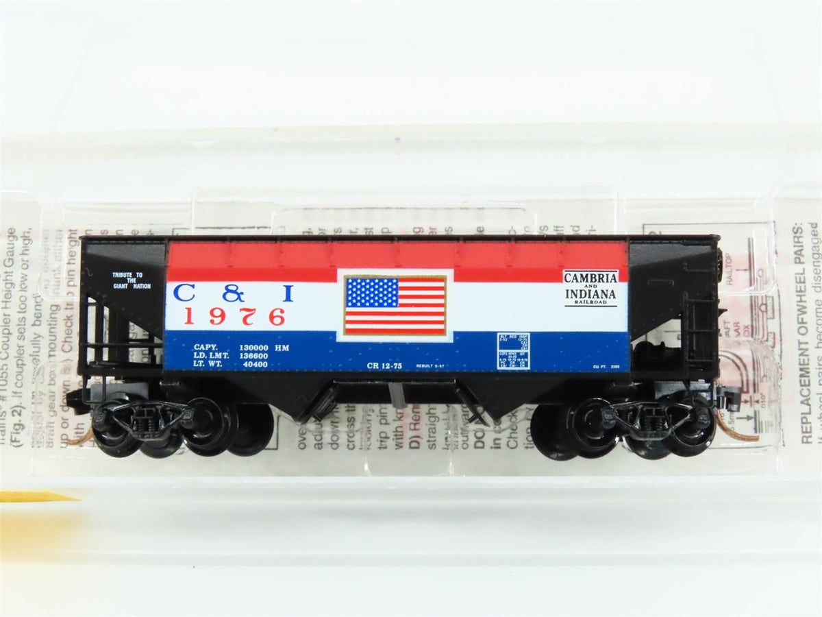 N Scale Micro-Trains MTL 55430 C&amp;I Cambria &amp; Indiana 2-Bay Open Hopper #1976