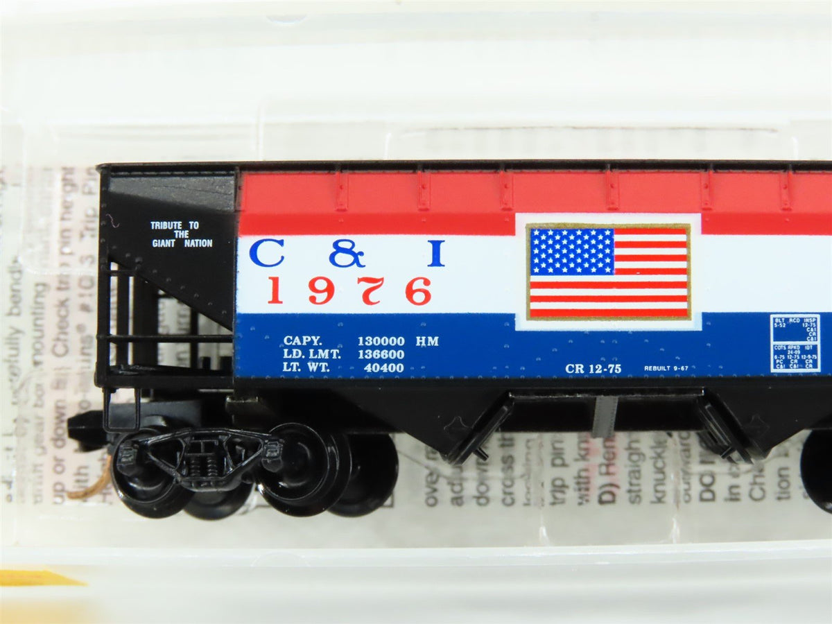 N Scale Micro-Trains MTL 55430 C&amp;I Cambria &amp; Indiana 2-Bay Open Hopper #1976