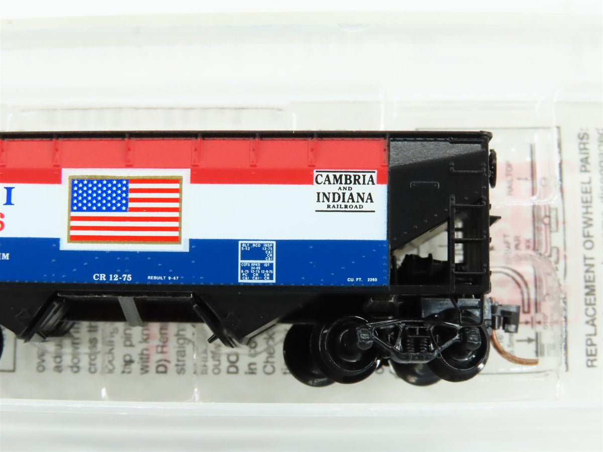 N Scale Micro-Trains MTL 55430 C&amp;I Cambria &amp; Indiana 2-Bay Open Hopper #1976