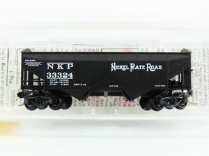 N Scale Micro-Trains MTL 87020 NKP Nickel Plate Road 2-Bay Hopper #33324