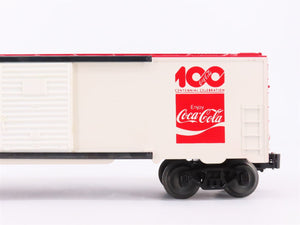 O Gauge 3-Rail Lionel Coca-Cola 100th Centennial Celebration Boxcar