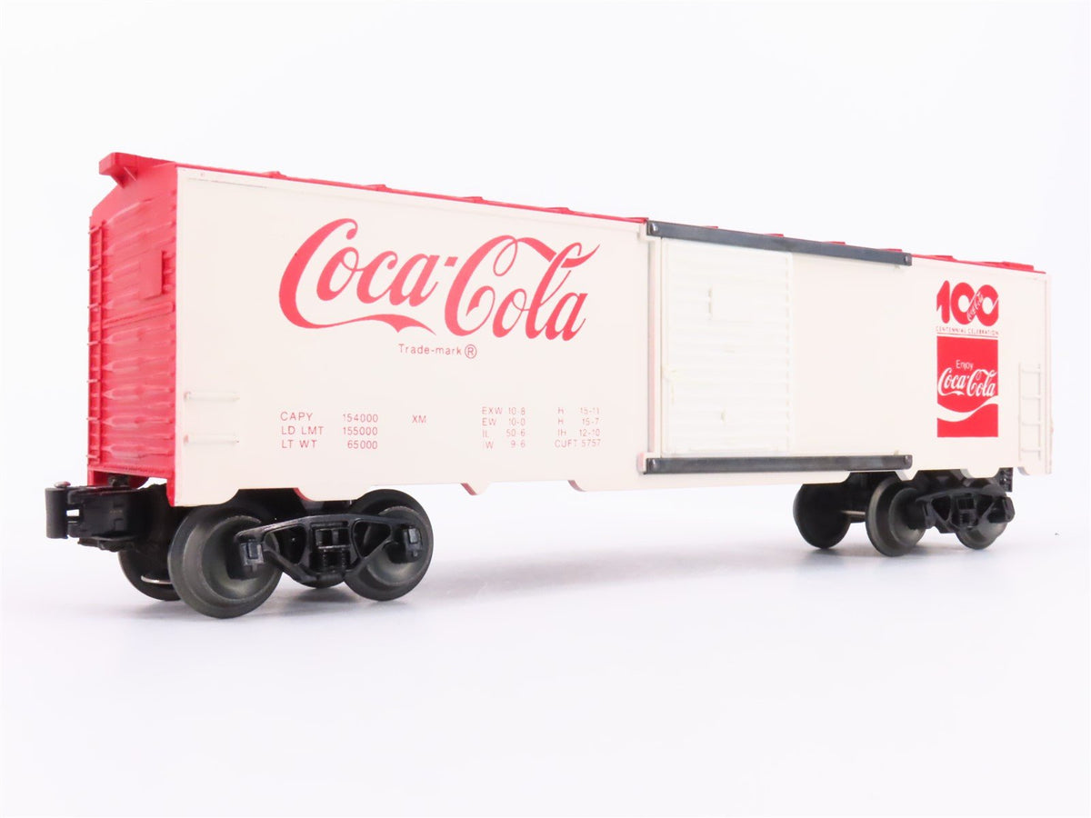 O Gauge 3-Rail Lionel Coca-Cola 100th Centennial Celebration Boxcar