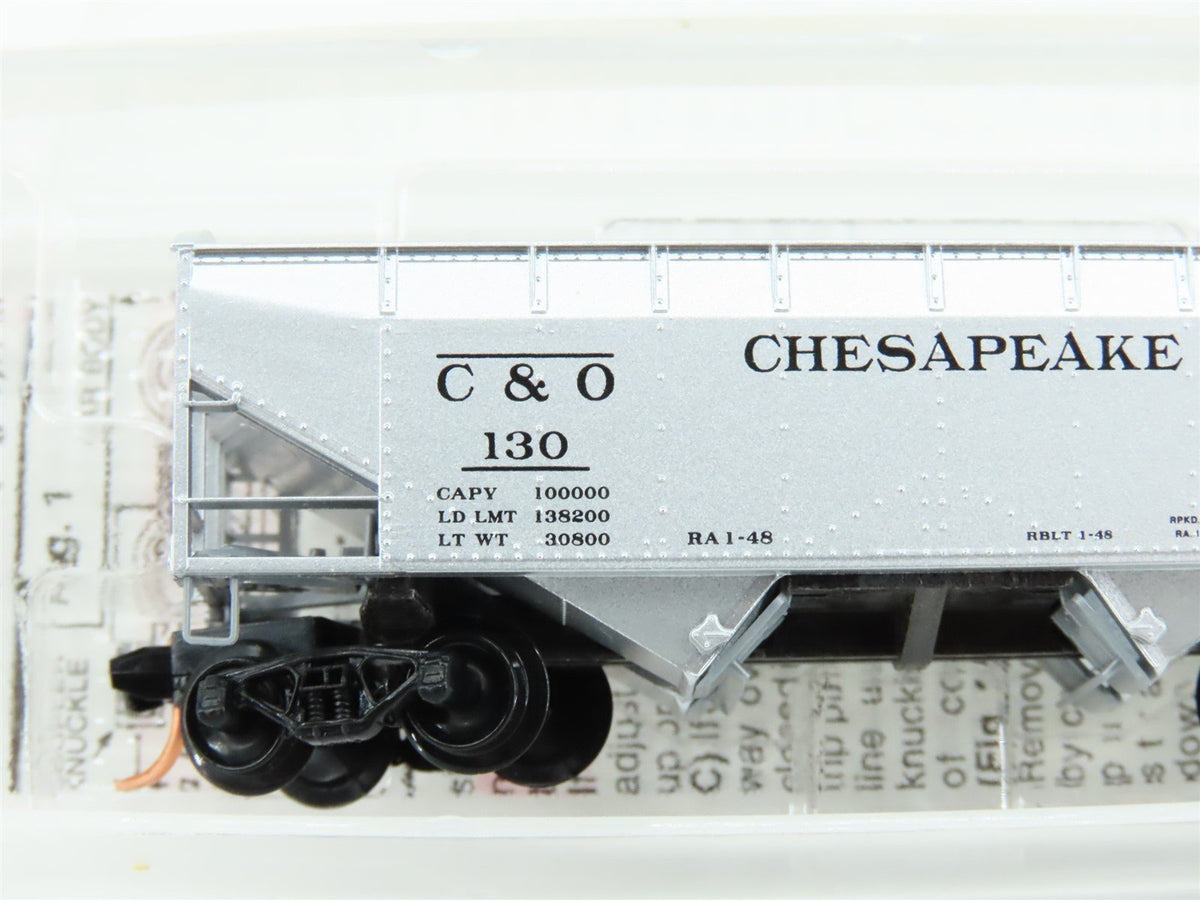 N Scale Micro-Trains MTL 86030 C&amp;O Chesapeake &amp; Ohio Railroad 2-Bay Hopper #130