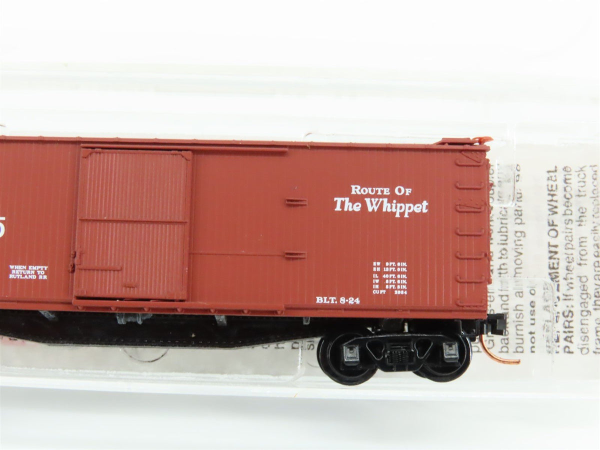 N Scale Micro-Trains MTL 39130 Rutland Route of the Whippet 40&#39; Box Car #6043