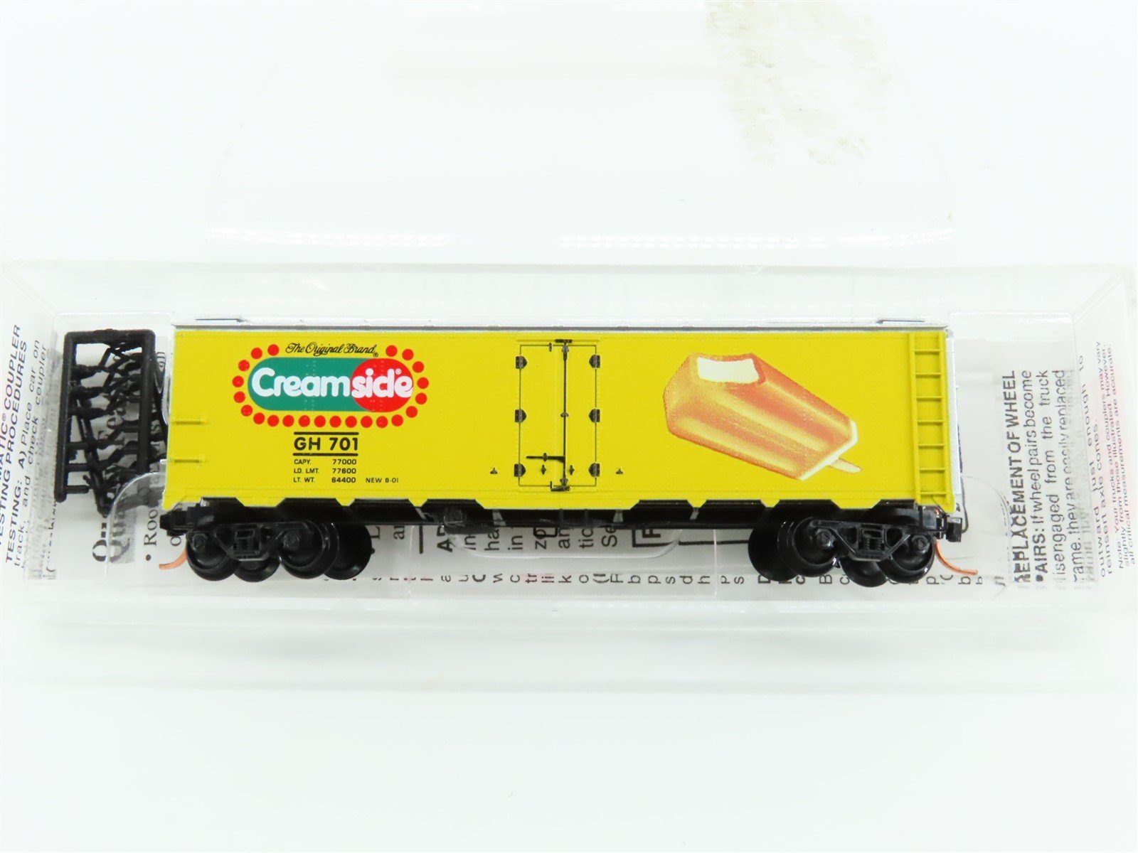 N Scale Micro-Trains MTL 59070 GH Creamsicle 40' Steel Ice Reefer #701