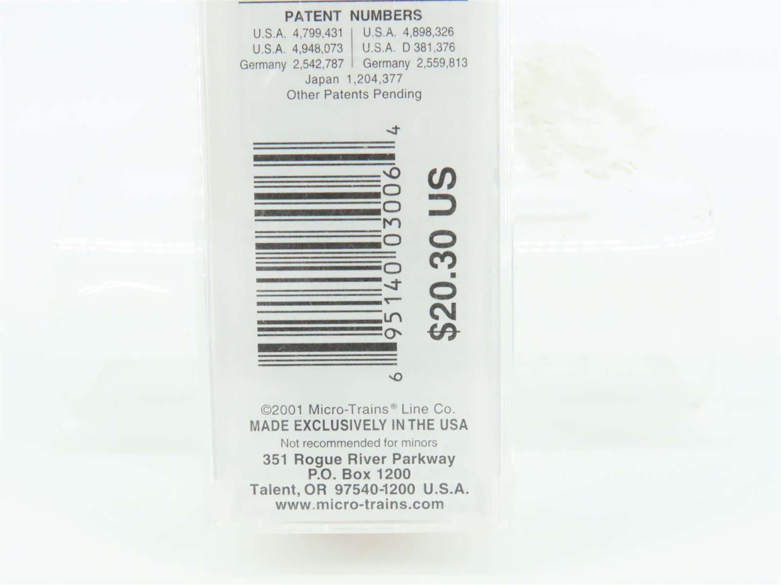 N Scale Micro-Trains MTL 67190 BN Intermodal Memphis 45' Trailer #237875