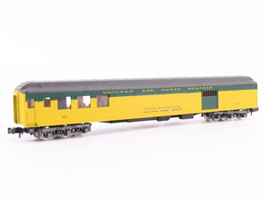 N Scale Con-Cor 0003-570014 CNW Railway Heavyweight Passenger 6-Car Set