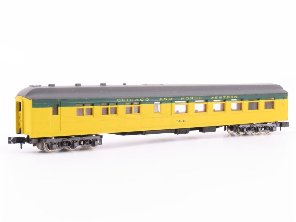 N Scale Con-Cor 0003-570014 CNW Railway Heavyweight Passenger 6-Car Set