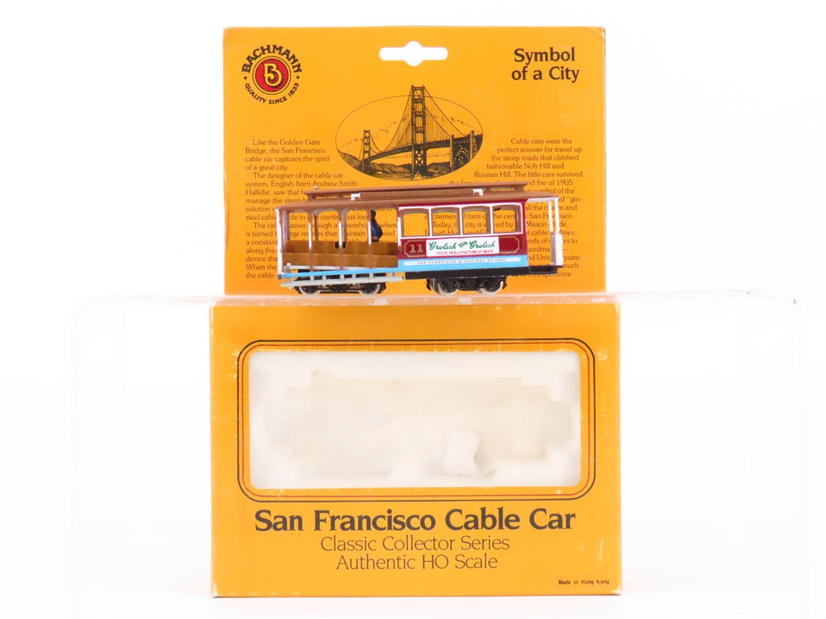 HO Scale Bachmann 60541 Powell &amp; Hyde San Francisco Electric Cable Car