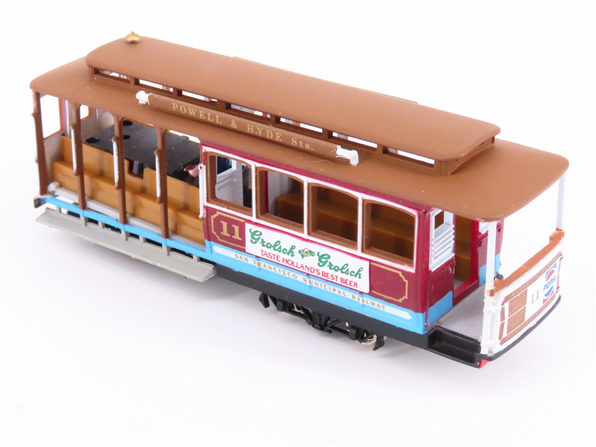 HO Scale Bachmann 60541 Powell &amp; Hyde San Francisco Electric Cable Car