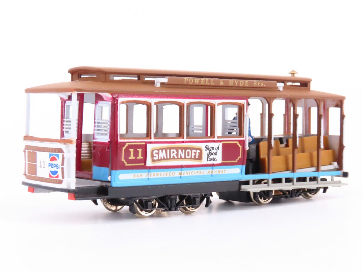 HO Scale Bachmann 60541 Powell &amp; Hyde San Francisco Electric Cable Car