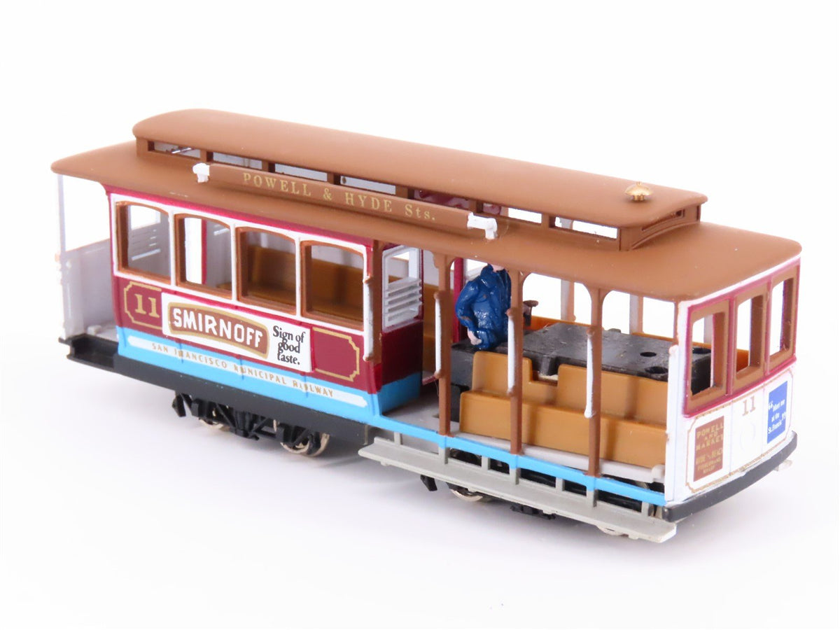 HO Scale Bachmann 60541 Powell &amp; Hyde San Francisco Electric Cable Car