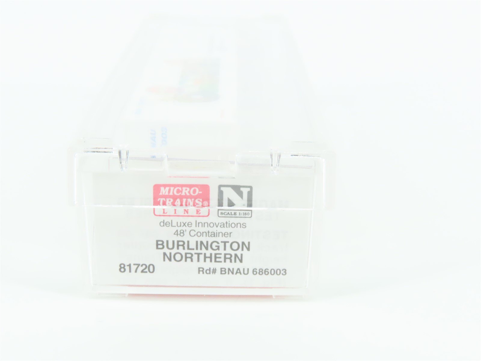 N Micro-Trains MTL 81720 BNAU Burlington Northern Omaha 48' Container #686003
