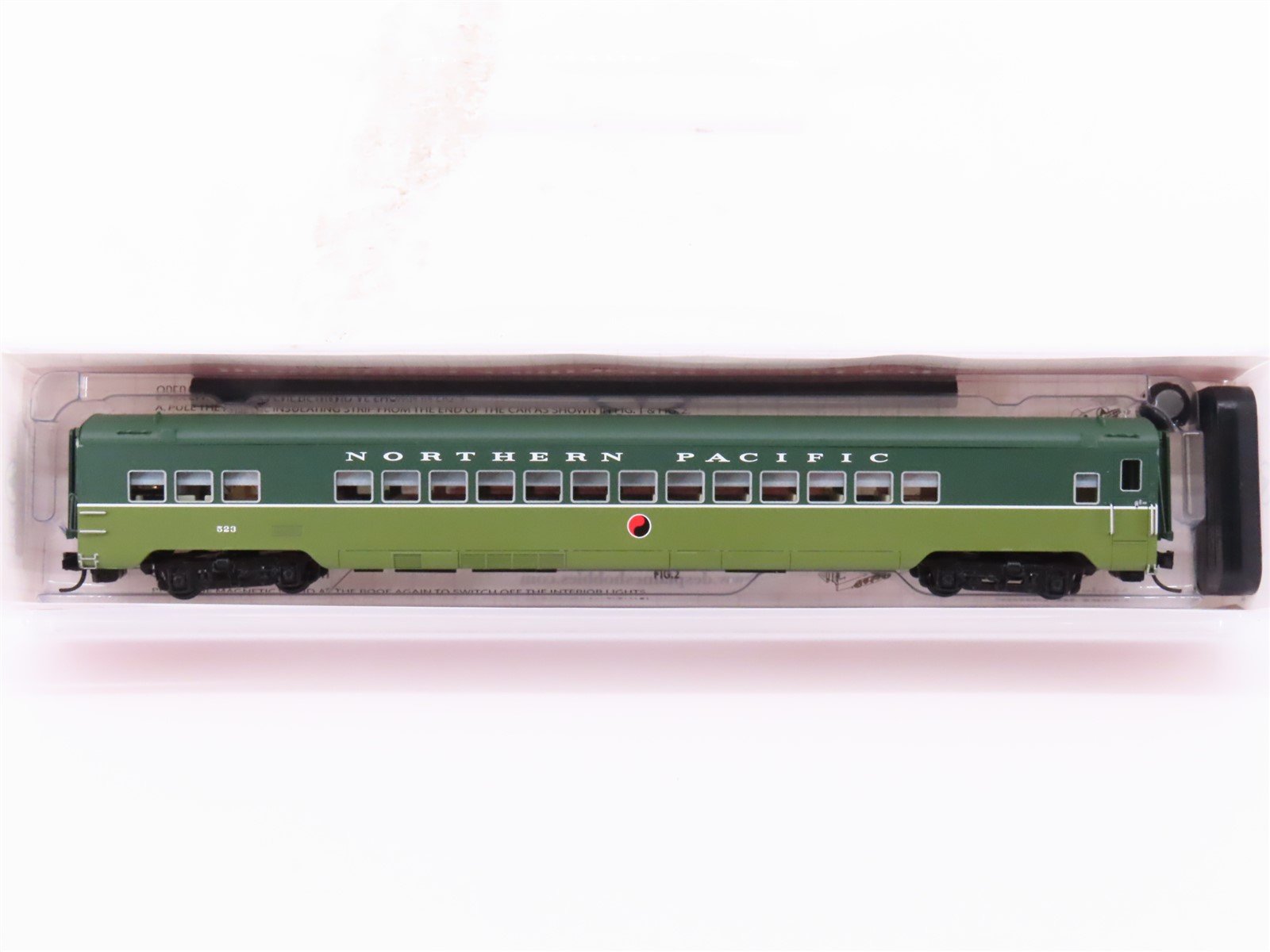 N Scale Centralia Car Shops CCS6613-02 Northern Pacific Coach Passenger Car #523