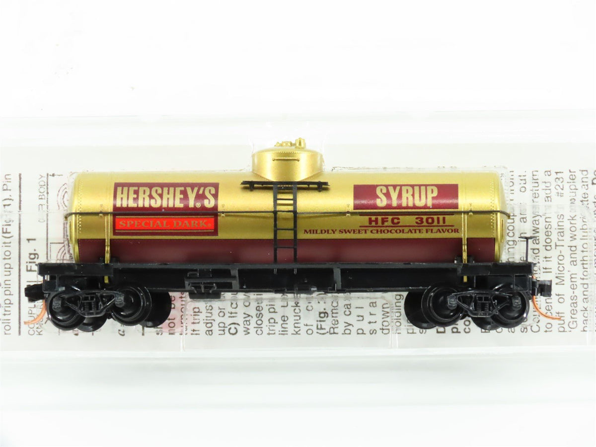 N Scale Micro-Trains MTL 65510 HFC Hershey 39&#39; Single Dome Tank Car #3011