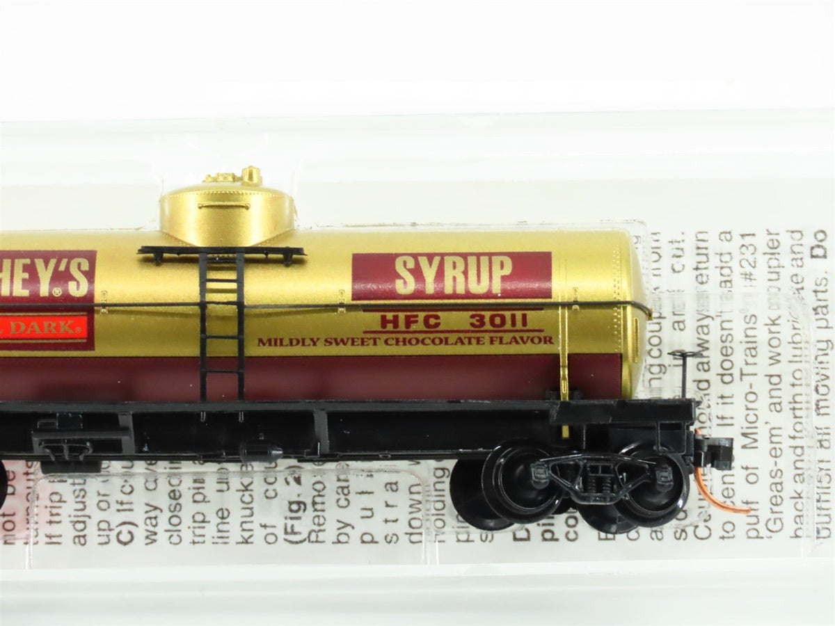 N Scale Micro-Trains MTL 65510 HFC Hershey 39&#39; Single Dome Tank Car #3011