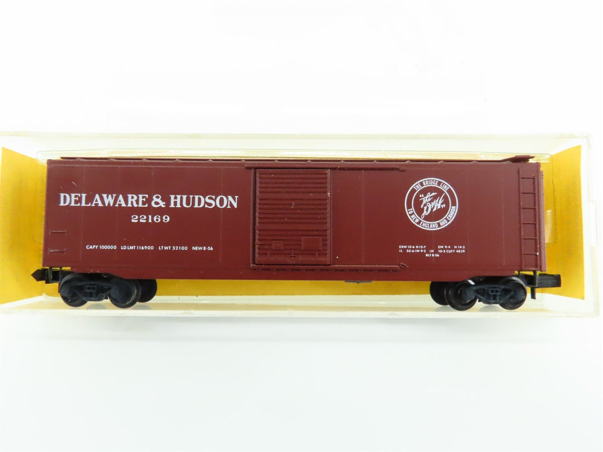 N Scale Kadee Micro-Trains MTL 31463-1 D&amp;H Delaware &amp; Hudson 50&#39; Box Car #22169