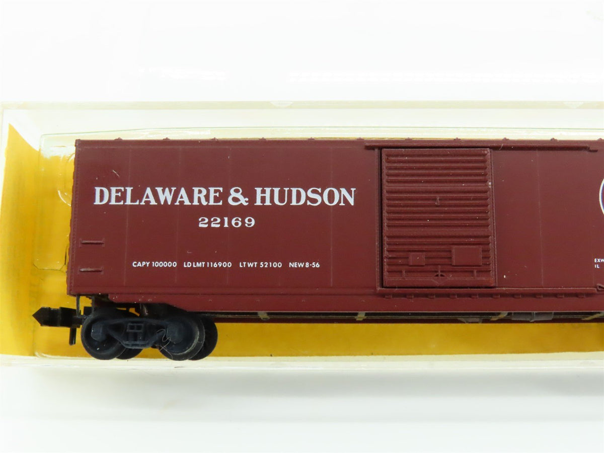 N Scale Kadee Micro-Trains MTL 31463-1 D&amp;H Delaware &amp; Hudson 50&#39; Box Car #22169