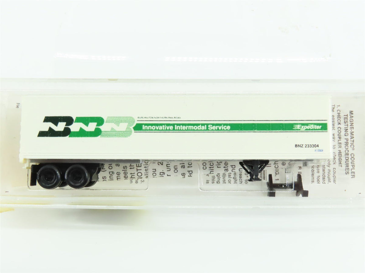 N Kadee Micro-Trains MTL 67000 BNZ Burlington Northern 45&#39; Trailer 233304 Custom