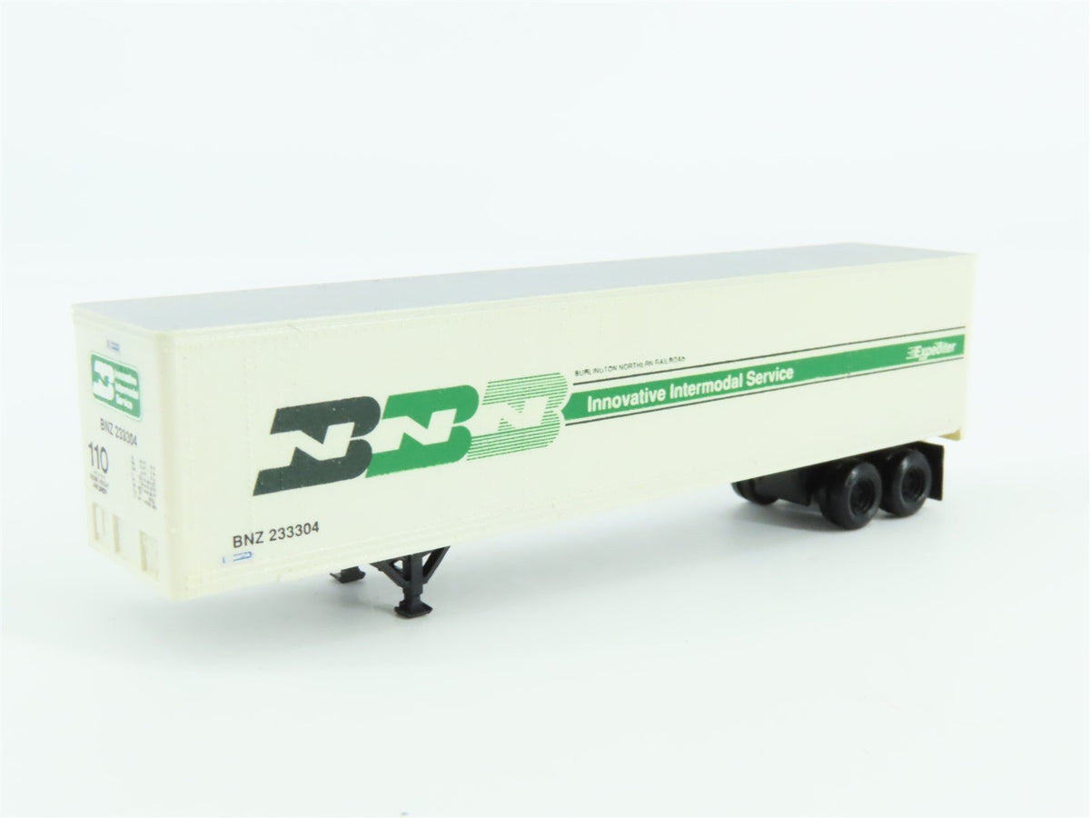 N Kadee Micro-Trains MTL 67000 BNZ Burlington Northern 45&#39; Trailer 233304 Custom