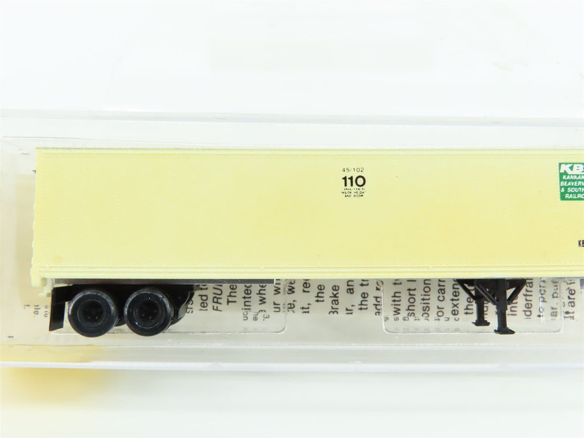 N Scale Kadee Micro-Trains MTL 67000 KBS Railroad 45&#39; Trailer #634247 Custom