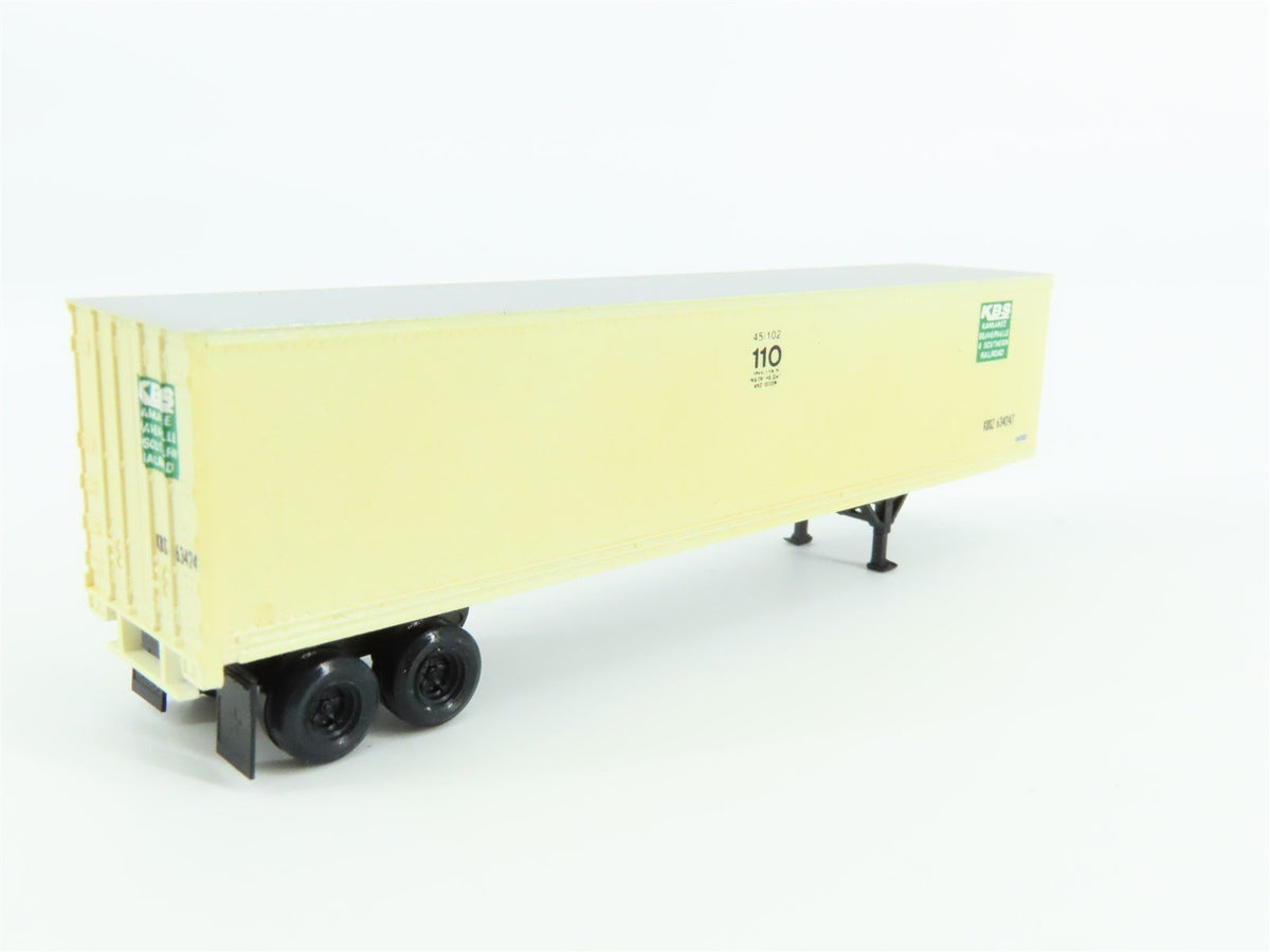 N Scale Kadee Micro-Trains MTL 67000 KBS Railroad 45&#39; Trailer #634247 Custom