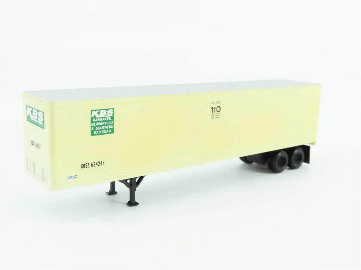 N Scale Kadee Micro-Trains MTL 67000 KBS Railroad 45&#39; Trailer #634247 Custom