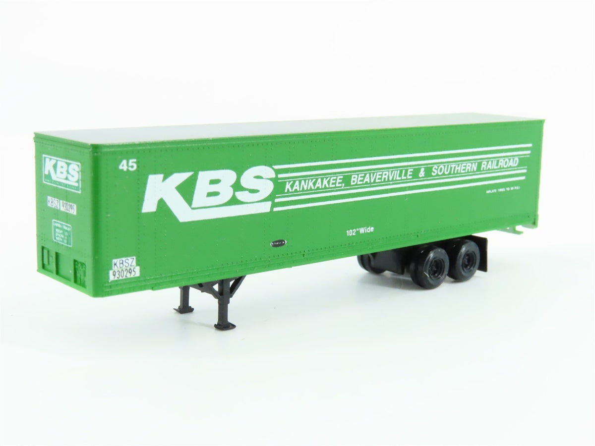 N Scale Kadee Micro-Trains MTL 67000 KBS Railroad 45&#39; Van Trailer #930295 Custom