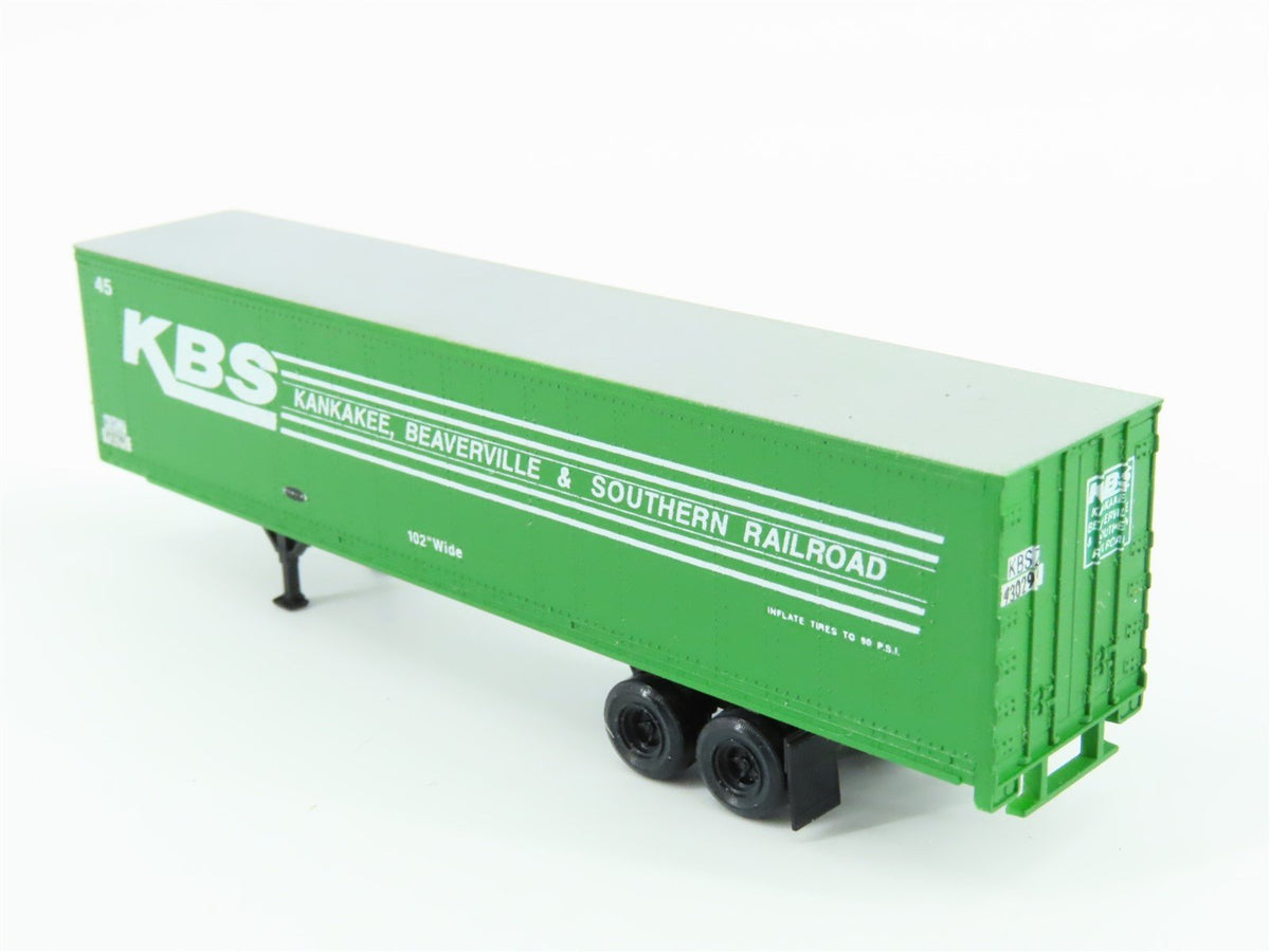 N Scale Kadee Micro-Trains MTL 67000 KBS Railroad 45&#39; Van Trailer #930295 Custom