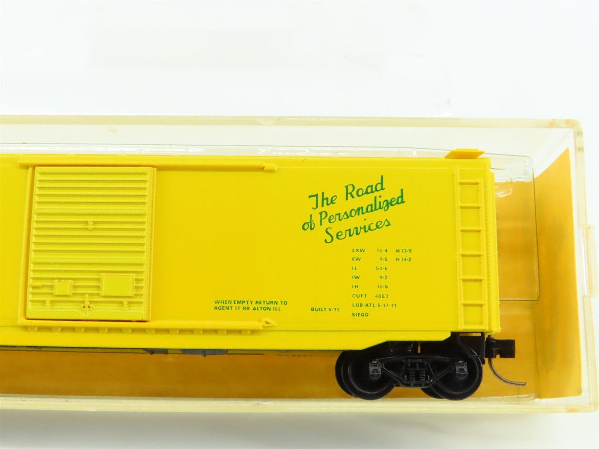 N Scale Kadee Micro-Trains MTL 31011 ITC Illinois Terminal 50&#39; Box Car #9449