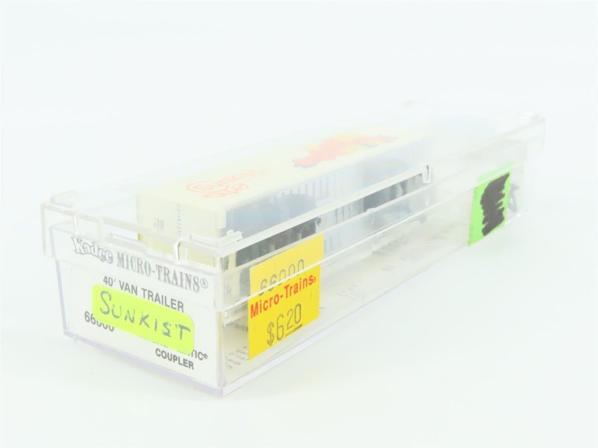 N Scale Kadee Micro-Trains MTL 66000 Sunkist Citrus 40&#39; Van Trailer Custom