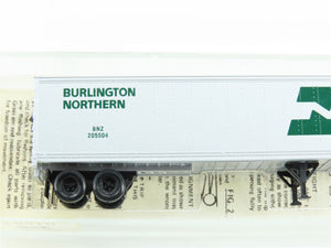 N Kadee Micro-Trains MTL 66010 BNZ Burlington Northern 40' Van Trailer #205504